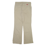 DICKIES Womens Trousers Beige Slim Bootcut W31 L31