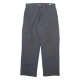 DICKIES Cargo Mens Trousers Grey Regular Straight W32 L30