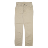 LEVI'S 514 Mens Trousers Beige Slim Straight W32 L34
