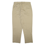 DICKIES Mens Trousers Beige Relaxed Tapered W34 L30