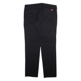 DICKIES Womens Trousers Black Slim Skinny W36 L31