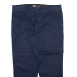 DICKIES 874 Workwear Mens Trousers Blue Regular Straight W42 L30