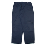 DICKIES Mens Trousers Blue Relaxed Straight W38 L32
