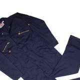 DICKIES Redhawk Workwear Mens Boiler Suit Blue Relaxed L W40 L28