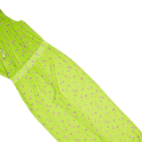 TED BAKER One Shoulder Sheer Flamingo Design Womens Jumpsuit Green Tapered M