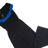 NEXT Womens Jumpsuit Black Wide-Leg UK 12