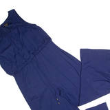 PHASE EIGHT Womens Jumpsuit Blue Wide-Leg UK 14