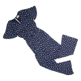 PHASE EIGHT Womens Jumpsuit Blue Spotted Wide-Leg UK 8