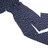 PHASE EIGHT Womens Jumpsuit Blue Spotted Wide-Leg UK 8