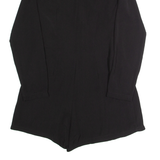 STRADIVARIUS Womens Playsuit Black Straight M