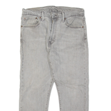 LEVI'S 512 Jeans Mens Grey Slim Tapered W33 L26