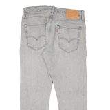 LEVI'S 512 Jeans Mens Grey Slim Tapered W33 L26