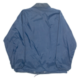 USA Mens Track Jacket Blue Nylon USA L