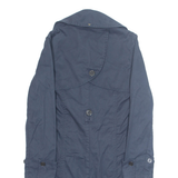 ARMANI JEANS Womens Overcoat Jacket Blue L