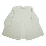 CAROLINA PEDRONI Womens Overcoat Jacket Green M