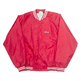 HARTWELL Mens Varsity Jacket Red USA XL