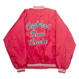 HARTWELL Mens Varsity Jacket Red USA XL