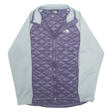 THE NORTH FACE Womens Quilted Jacket Purple Nylon L
