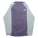THE NORTH FACE Womens Quilted Jacket Purple Nylon L