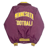 BUTWIN Mens Varsity Jacket Purple Nylon USA XL