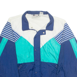 AVIAT SPORTIF Mens Shell Jacket Blue Nylon Striped L