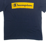 CHAMPION Mens T-Shirt Blue XS