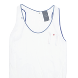 G-STAR RAW Womens Vest White Sleeveless Viscose XS