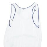 G-STAR RAW Womens Vest White Sleeveless Viscose XS
