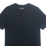 TRUE RELIGION Mens T-Shirt Black XS