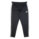 ADIDAS Mens Track Pants Black Skinny XL W34 L29
