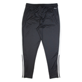 ADIDAS Mens Track Pants Black Skinny XL W34 L29