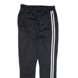 TRUE RELIGION Mens Track Pants Black Skinny S W28 L28