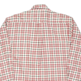 AUTHENTIC WEAR Mens Flannel Shirt Red Check Long Sleeve M