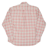 AUTHENTIC WEAR Mens Flannel Shirt Red Check Long Sleeve M