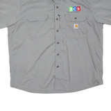 CARHARTT Mens Worker Shirt Grey 2XL