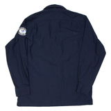 DICKIES Pyle People Deliver Mens Worker Shirt Blue Long Sleeve L