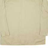 DICKIES Tall Mens Worker Shirt Beige Long Sleeve XL