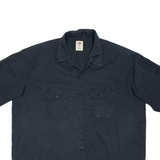DICKIES Mens Worker Shirt Black 2XL