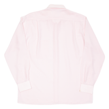 Womens Plain Shirt Pink Long Sleeve M