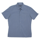 BANANA REPUBLIC Mens Plain Shirt Blue M