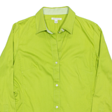 BANANA REPUBLIC Womens Plain Shirt Green Long Sleeve XL