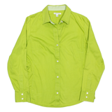 BANANA REPUBLIC Womens Plain Shirt Green Long Sleeve XL