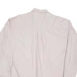 Mens Plain Shirt Purple Long Sleeve XL