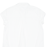 TOMMY HILFIGER Womens Plain Shirt White UK 6