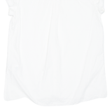 TOMMY HILFIGER Womens Plain Shirt White UK 6