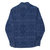 G-STAR RAW Mens Plain Shirt Blue Long Sleeve M