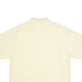 BERMUDA BAY Mens Hawaiian Shirt Yellow Floral XL