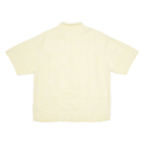 BERMUDA BAY Mens Hawaiian Shirt Yellow Floral XL