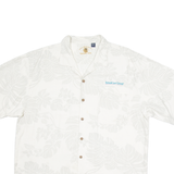 EAGLE DRY GOODS Rehab Care Group Mens Worker Shirt Beige Silk Floral XL