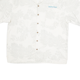 EAGLE DRY GOODS Rehab Care Group Mens Worker Shirt Beige Silk Floral XL